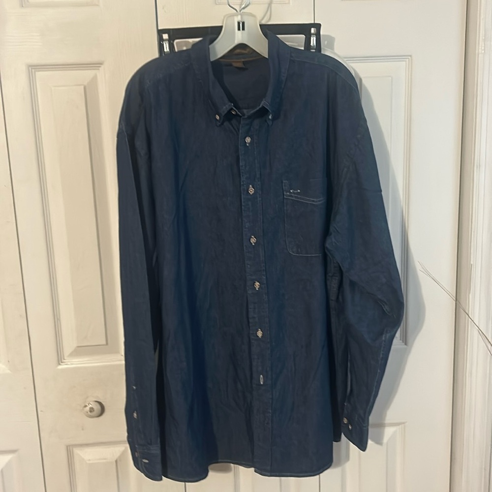 Denim Button Down Shirt 😀.   XL
